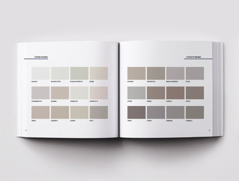 catálogo color